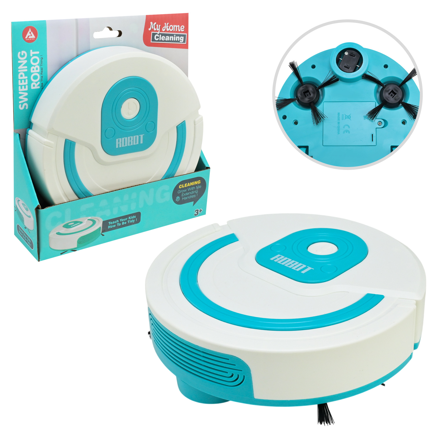 Пилосос арт. HJ616 (140шт/2)  батар. їздить, звук короб. 18*6*20см