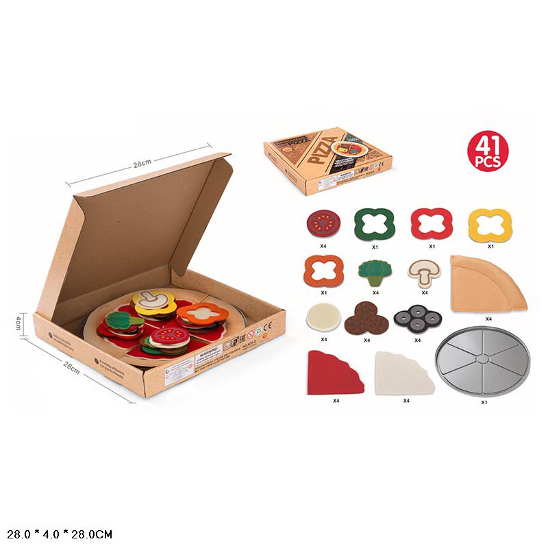 Продукти арт. XG3-22 (24шт)  піцца, аксес короб. 28*4*28см