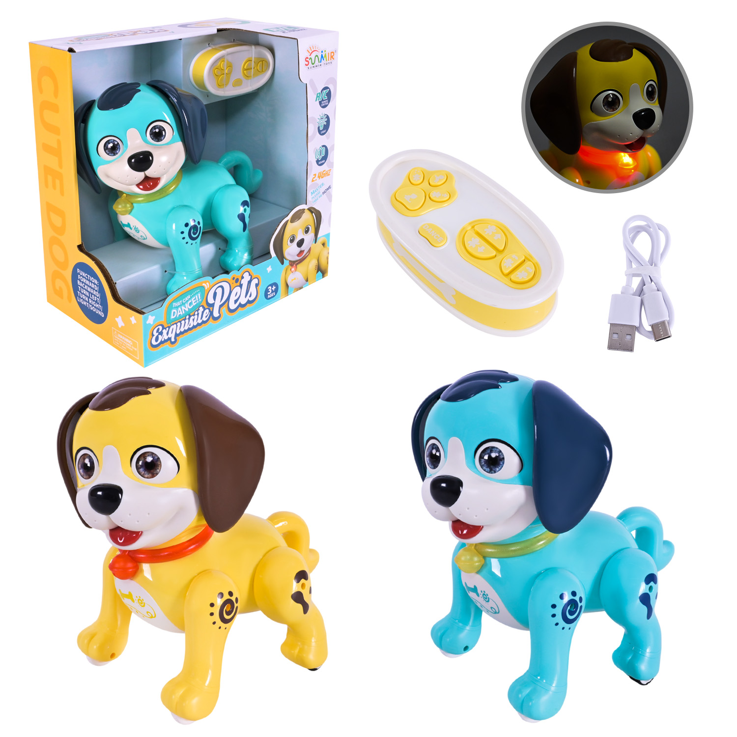 Робот р/к арт. SM07H/L (36шт/2) аккум. 2види, короб. 23,5*15*24,3см