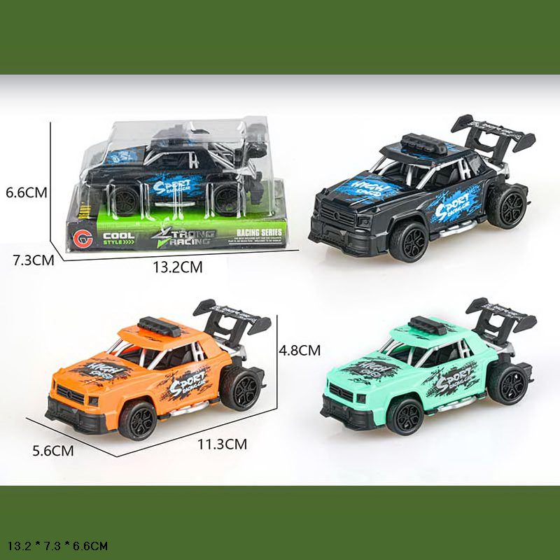 Машина  арт. 9814-1F (240шт/2) 3 кольори слюди 13,2*7,3*6,6см