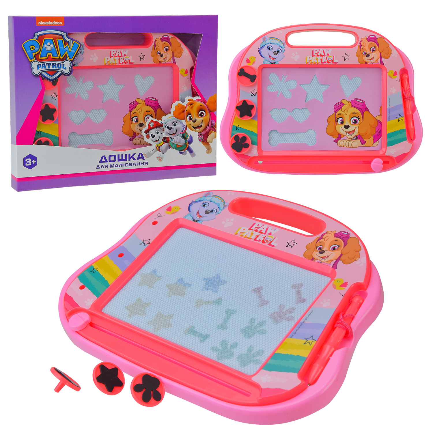 Магнітна дошка Paw Patrol арт. PP-82105 (12шт/2) кольорова короб. 33*26*3,5 см