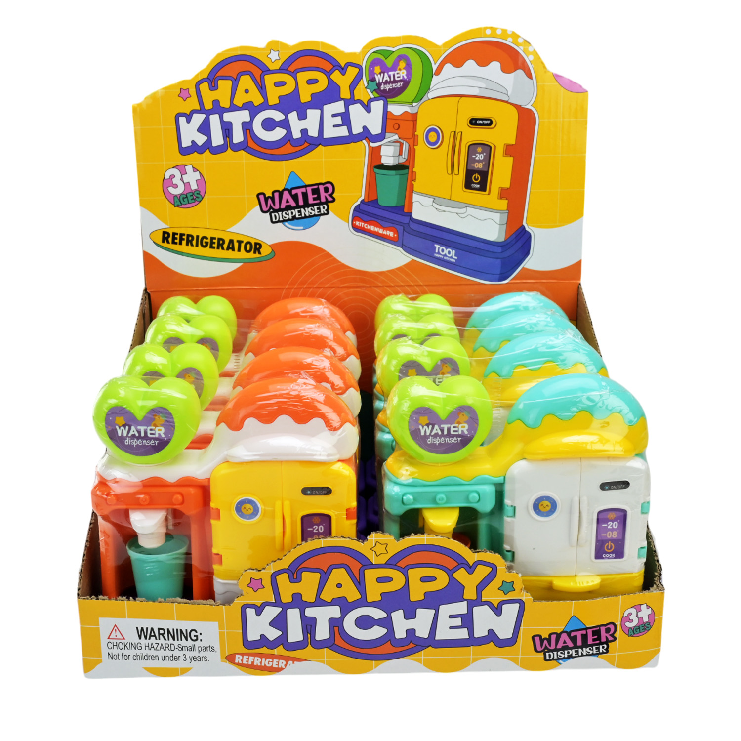 Побутова техніка арт. B2111 (144шт/2) кулер(вода тече) та холодильник, мікс кольорів, 8 шт у д.б. ціна за 1 шт дисп.бокс. 30*25*29см