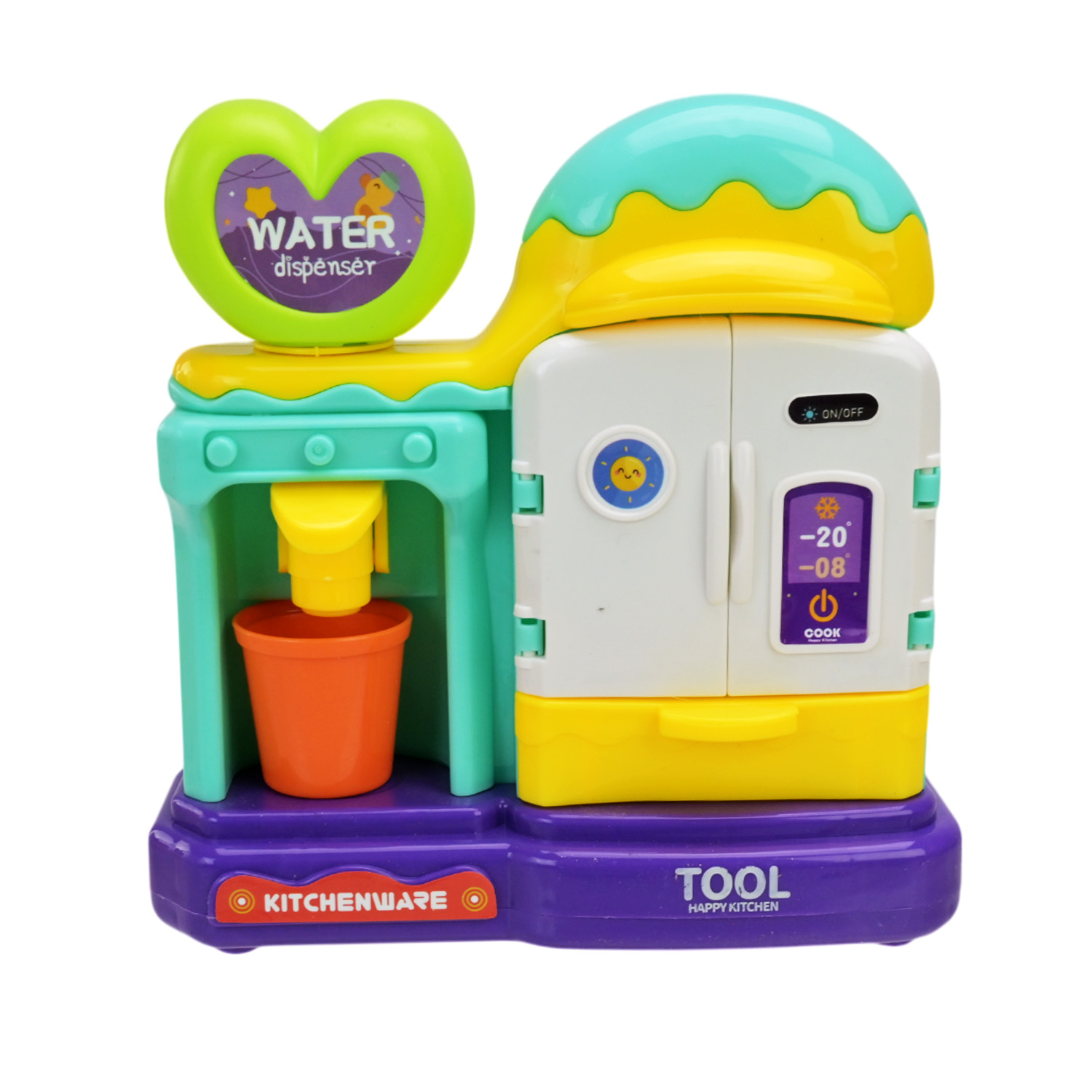 Побутова техніка арт. B2111 (144шт/2) кулер(вода тече) та холодильник, мікс кольорів, 8 шт у д.б. ціна за 1 шт дисп.бокс. 30*25*29см