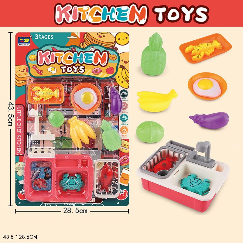 Кухня арт. 355-9 (78шт/2) мийк, продукти планш. 43*28