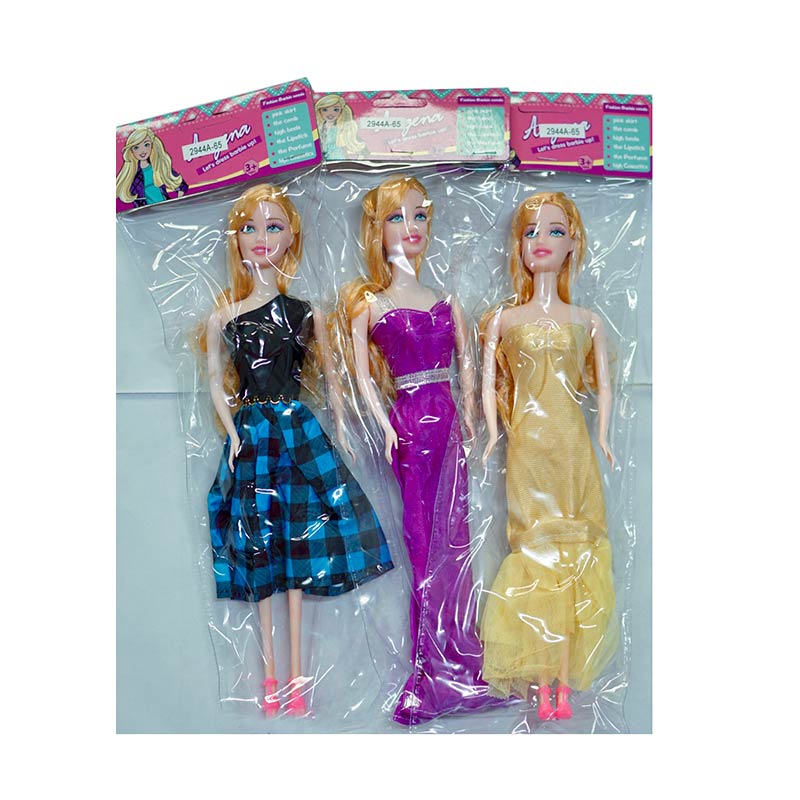Лялька  арт. 2944A-65 (240шт/2) 3 види, в сукнях пакет 29 смсм