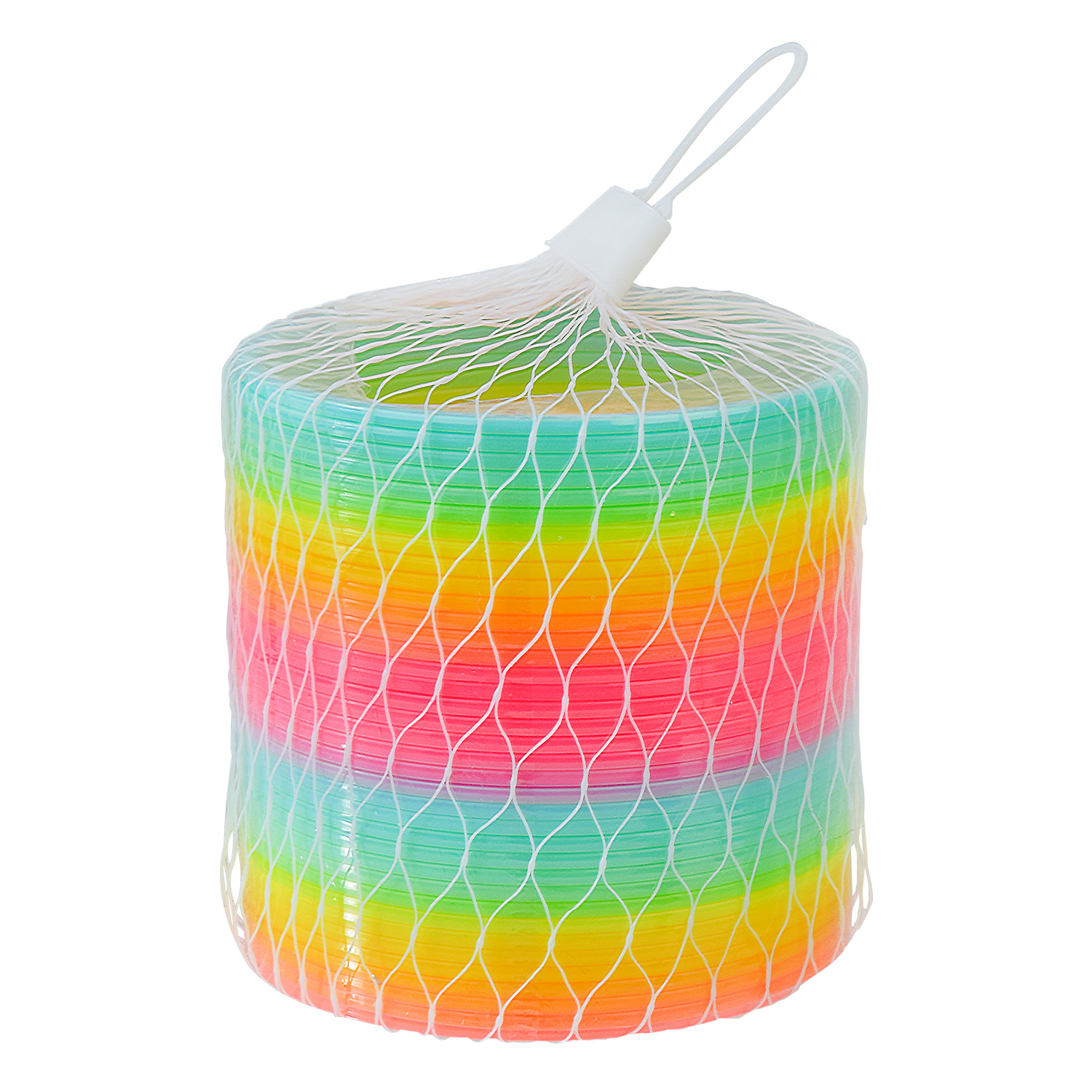 Пружинка "Веселка" арт. SM10 (SM10-KI) (144шт/2) сітка 10*10*10см