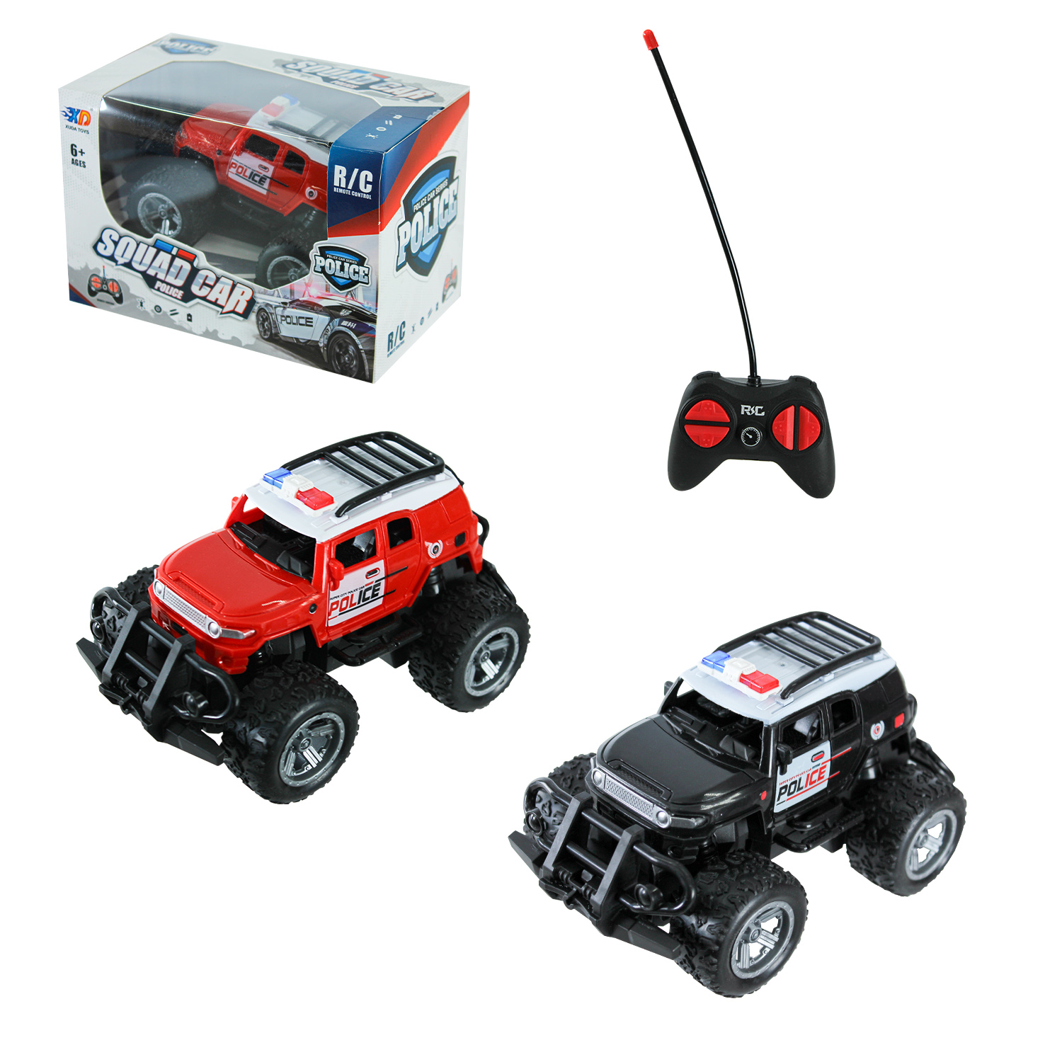 Машина р/к арт. 3688-K68 (120шт/2) батар.,2кольора, короб. 16,7*9,9*11см