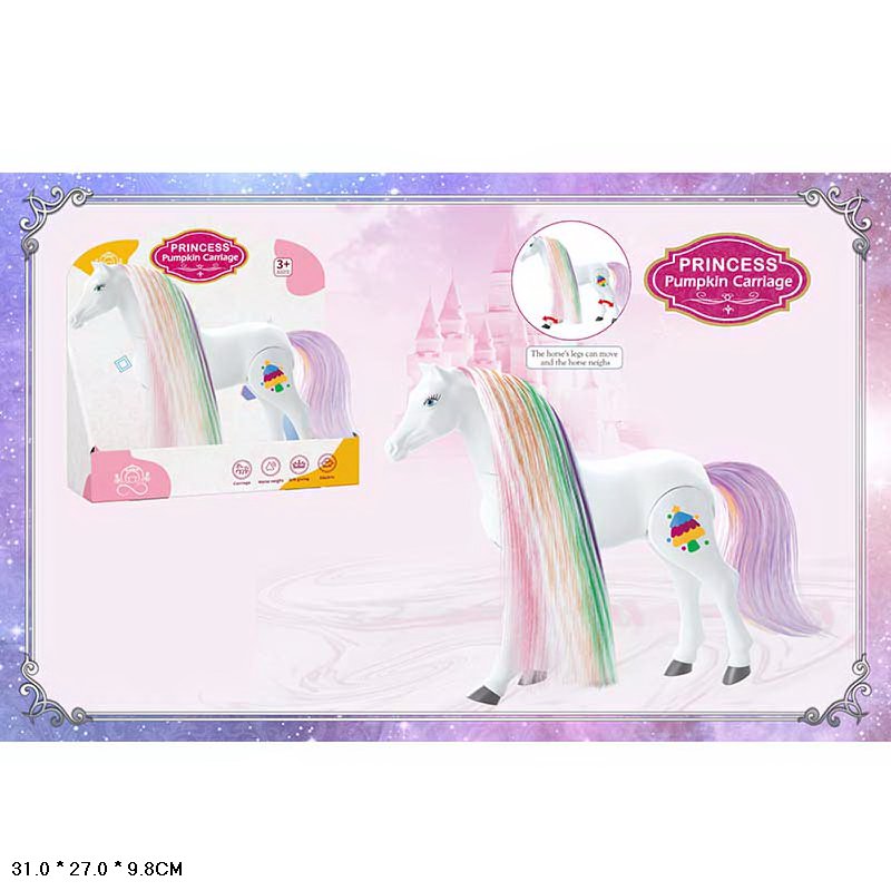 Кінь арт. 103A (30шт)батар. муз, ходить короб. 31*27*9,8см