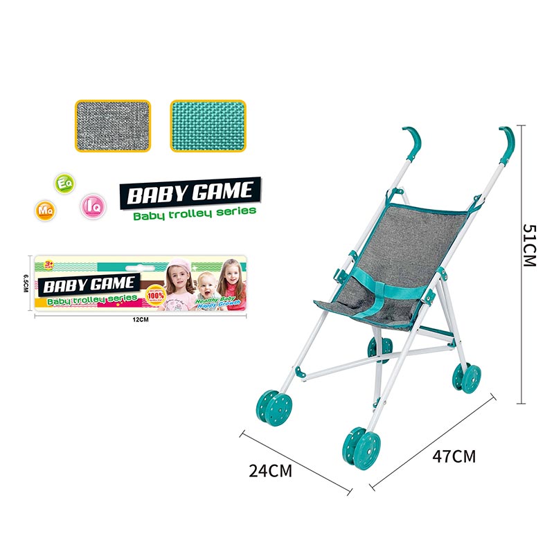 Візочок арт. 968-15 (72шт/2) для ляльки,тростинка, р-р візочка 24*47*51 пакет 30*60см