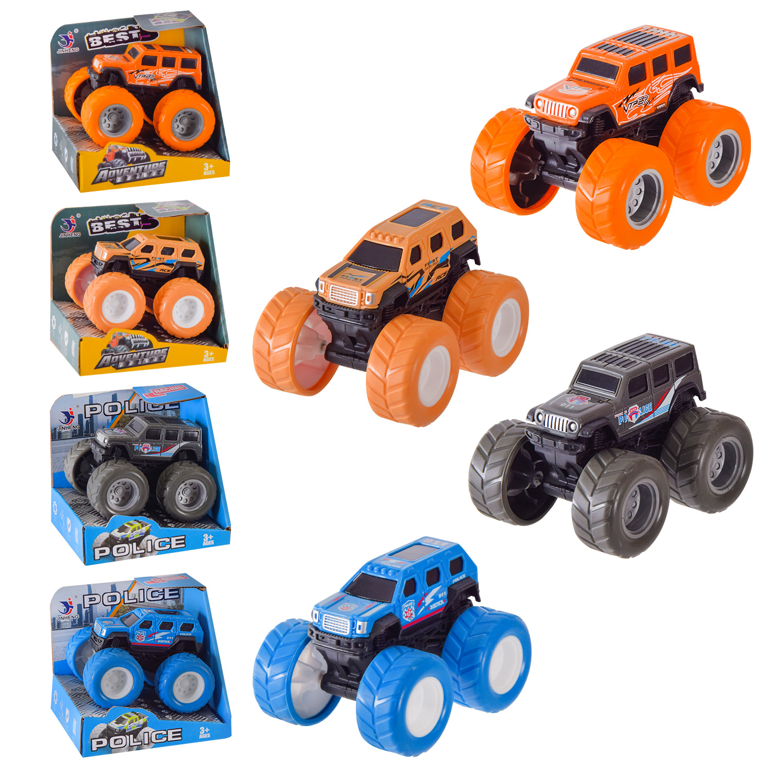 Машина арт. 1199-5A/11A (288шт/2)   інерц.,4кольора, короб. 9,8*8*9см