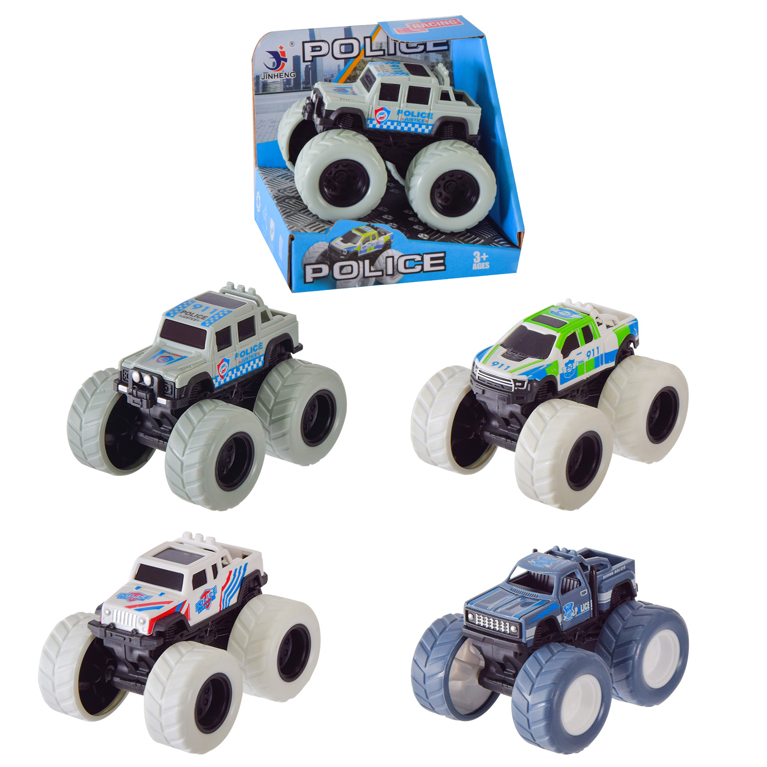 Машина арт. 1199-6A (288шт/2)   інерц.,4кольора, короб. 9,8*8*9см