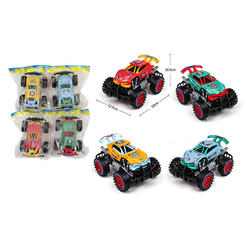 Машина арт. 6989 (180шт/2)   інерц.,4кольора, пакет 12,5*18*10,5см