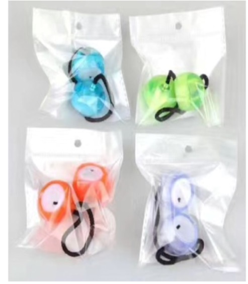 Беглери арт. 670-1 (480шт/3) світяться пластик (4 кольори)  пакет.