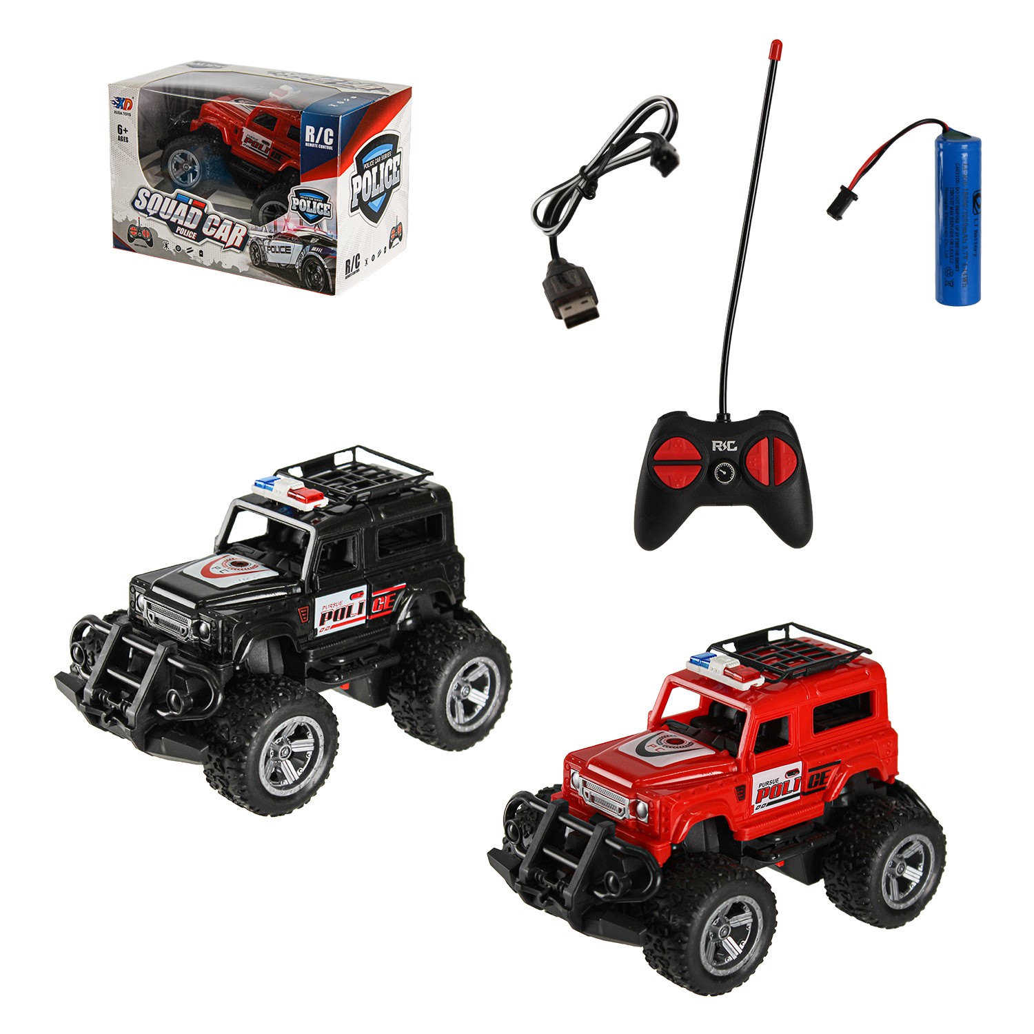 Машина р/к арт. 3688-K69A (96шт) акум.,2кольора, короб. 16,7*9,9*11см