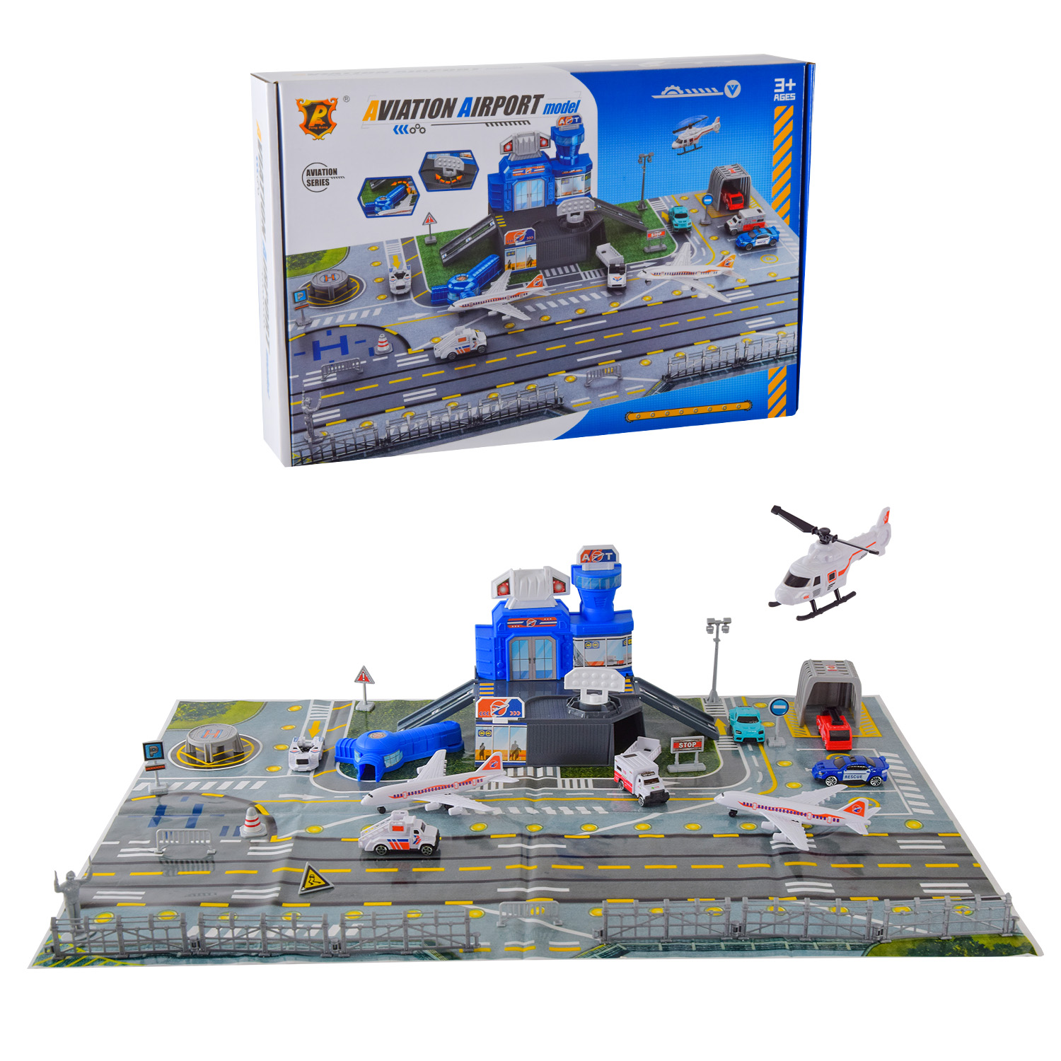 Іграшковий набірарт. P944-A (16шт/2) транспорт, короб. 33,6*23*6,5см