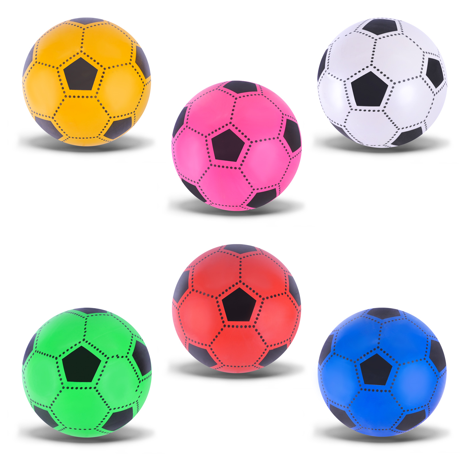 М'яч гумовий арт. RB24375 (600шт) 9'' 60 грамів у пакеті