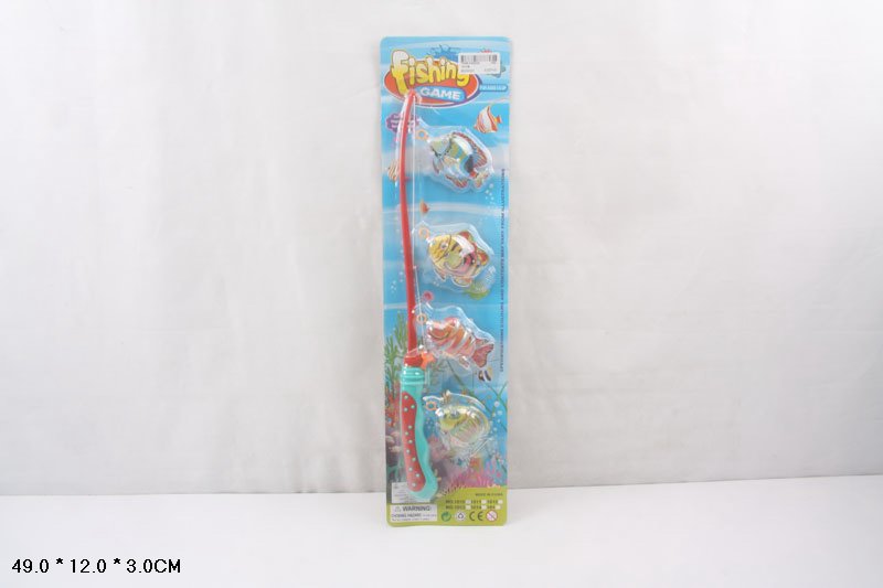 Рибалка арт. 1010B (192шт/2) вудка, 4 рибки, планшет 49*12*4см