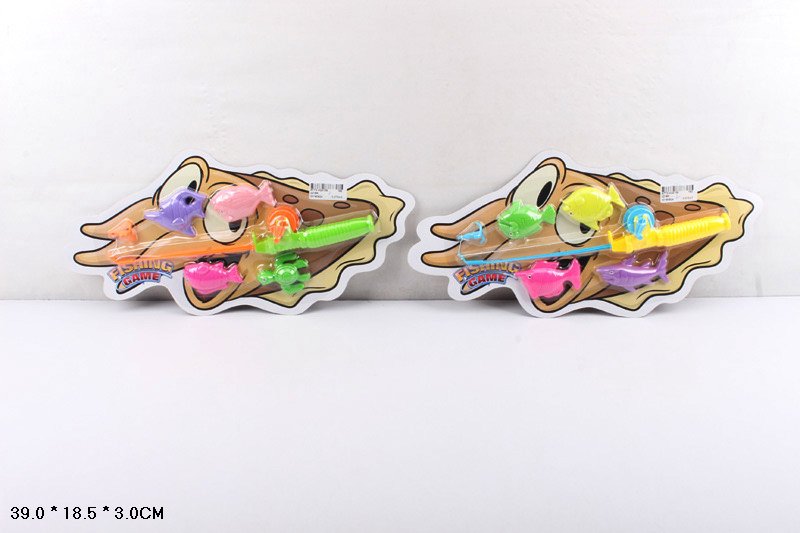 Рибалка арт. 2218K (192шт/2) 2 види мікс, вудка, 4риби, планшет 39*18,5*3см