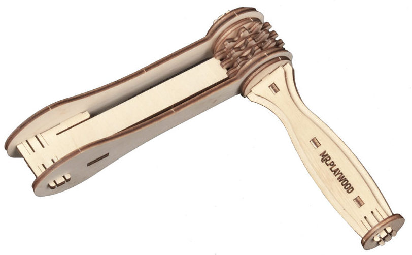 Механічна дерев'яна 3D-модель "Тріскачка"