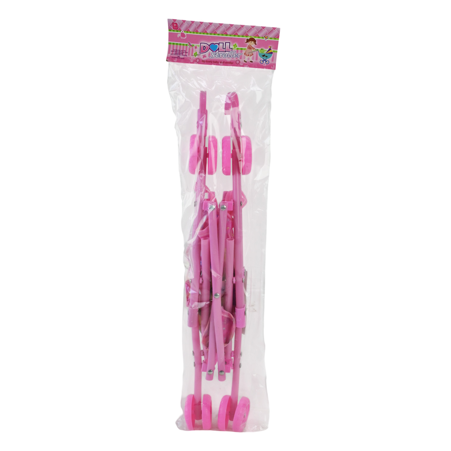 Візочок арт. 226 (144шт/2) тростинка, пластик 2 види, у пакеті 14*5*53 см