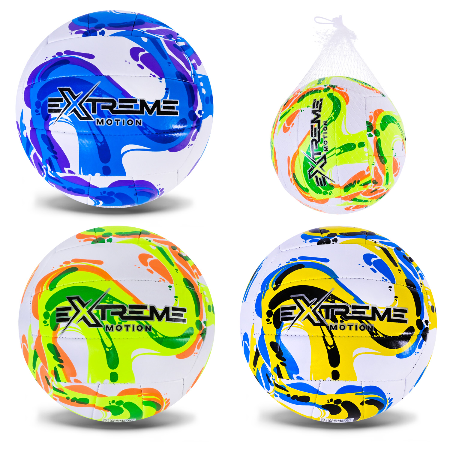 М'яч волейбольний арт. VB25527 (80шт) PVC 280 гр, 3 кольори