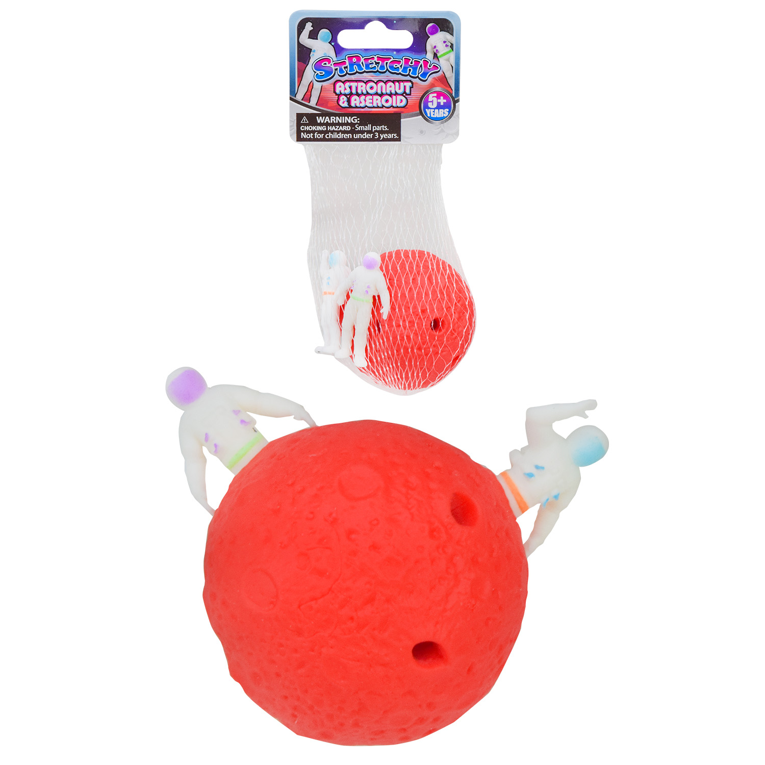 Антистрес арт. 80-9363A (288шт/12) стрейчові космонавти та планета,  сітц