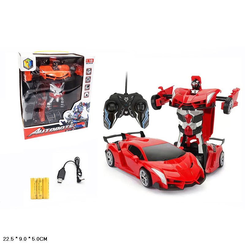 Машина-трансформер р/к арт. 27-6KX (48шт/2) акум. світ., USB-зарядка, короб. 22,5*9*5см