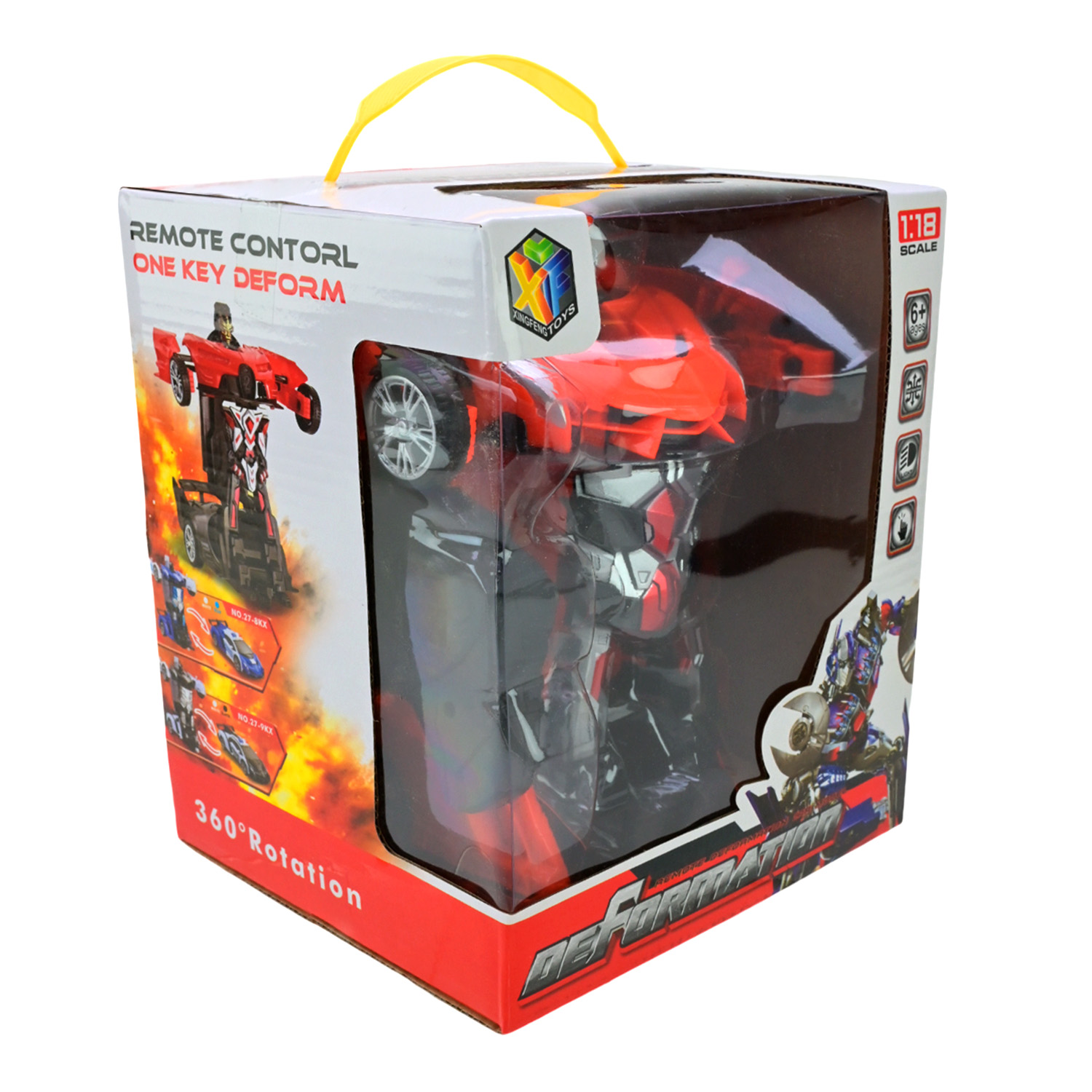 Машина-трансформер р/к арт. 27-6KX (48шт/2) акум. світ., USB-зарядка, короб. 22,5*9*5см