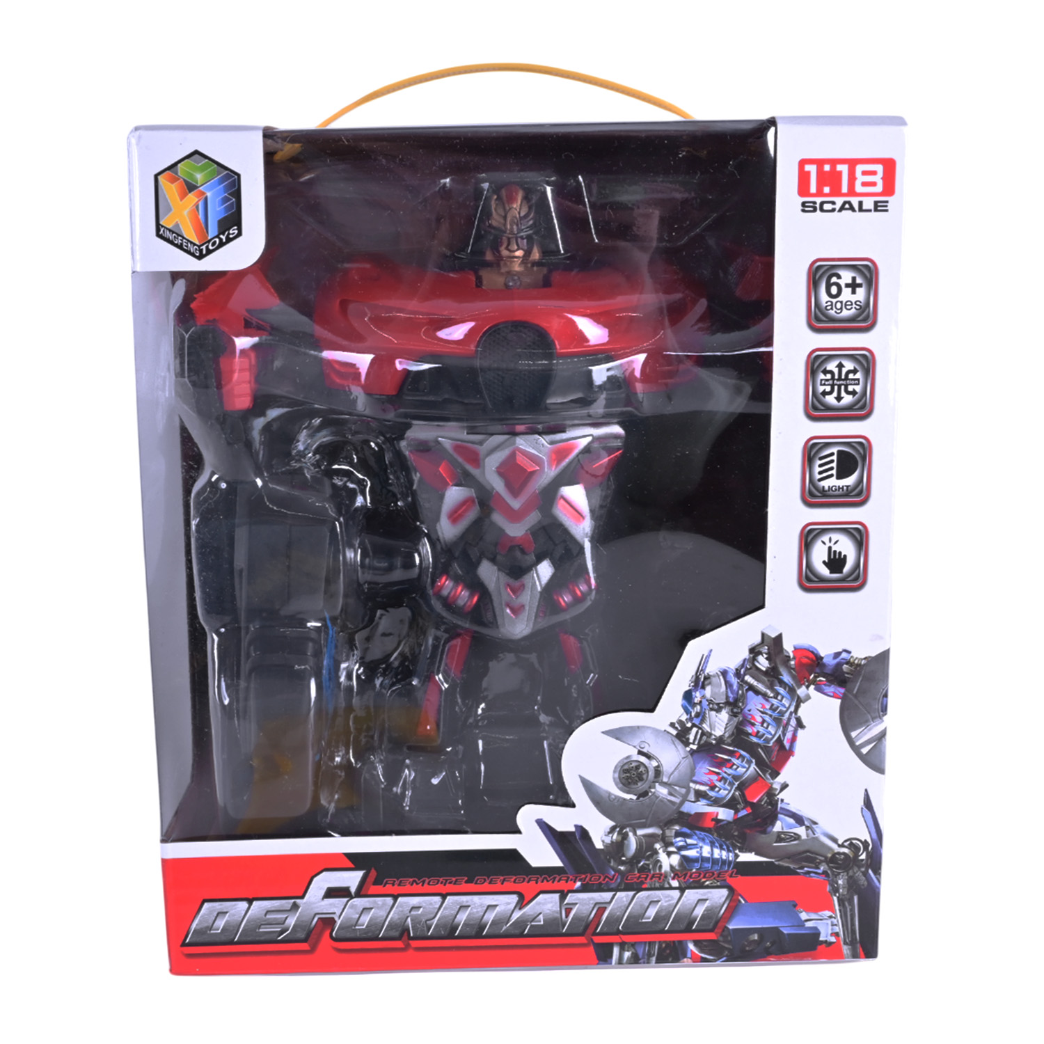 Машина-трансформер р/к арт. 27-7KX (48шт/2) 2кольора, світ., USB-зарядка, короб. 17,5*15*20см