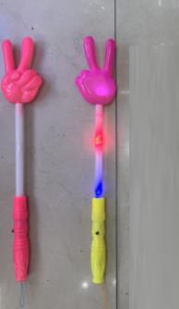 Іграшка зі світлом арт. C28404 (500шт) "рука" 35 см 4 мікс