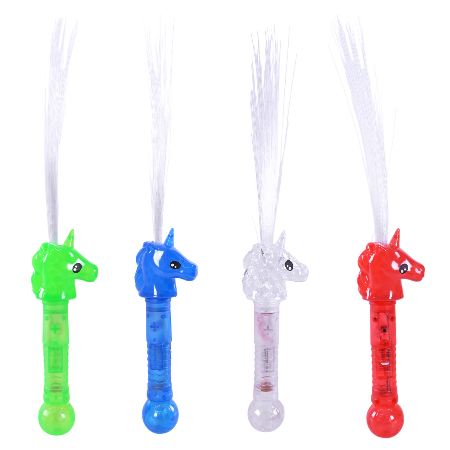 Іграшка зі світлом арт. C28407 (360шт) єдиноріг 40см 4 кольори р-р 42 у пакеті 12*3*49 см