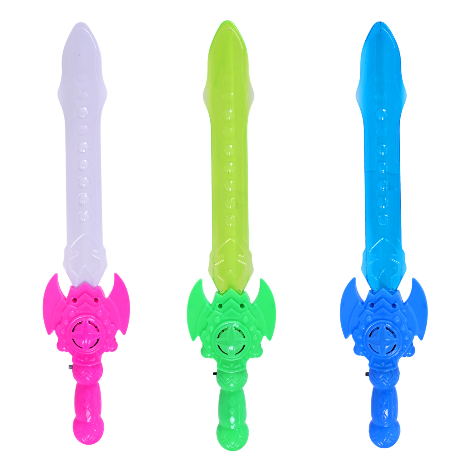 Іграшка зі світлом арт. C28411 (480шт) меч 38*9см 4 мікс 3 кольори у пакеті 11*4*42 см