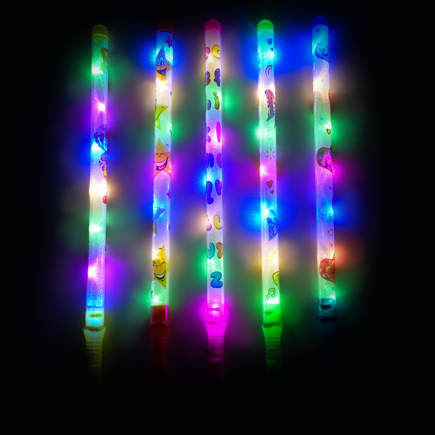 Іграшка зі світлом арт. C28420 (600шт/2) паличка 48см 5 мікс у пакеті 5*2,5*50 см