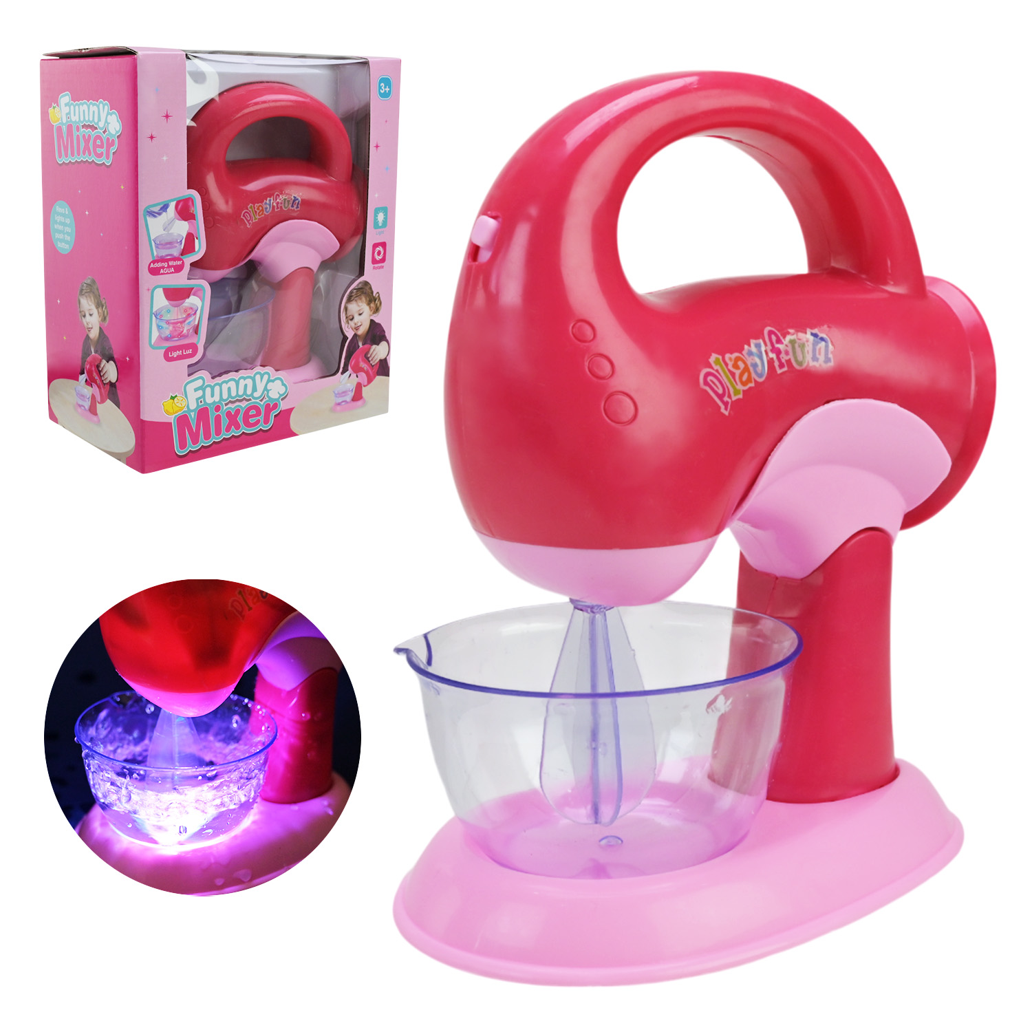 Міксер арт. 018-52 (60шт/2)   світло, звук короб. 18*10*22см