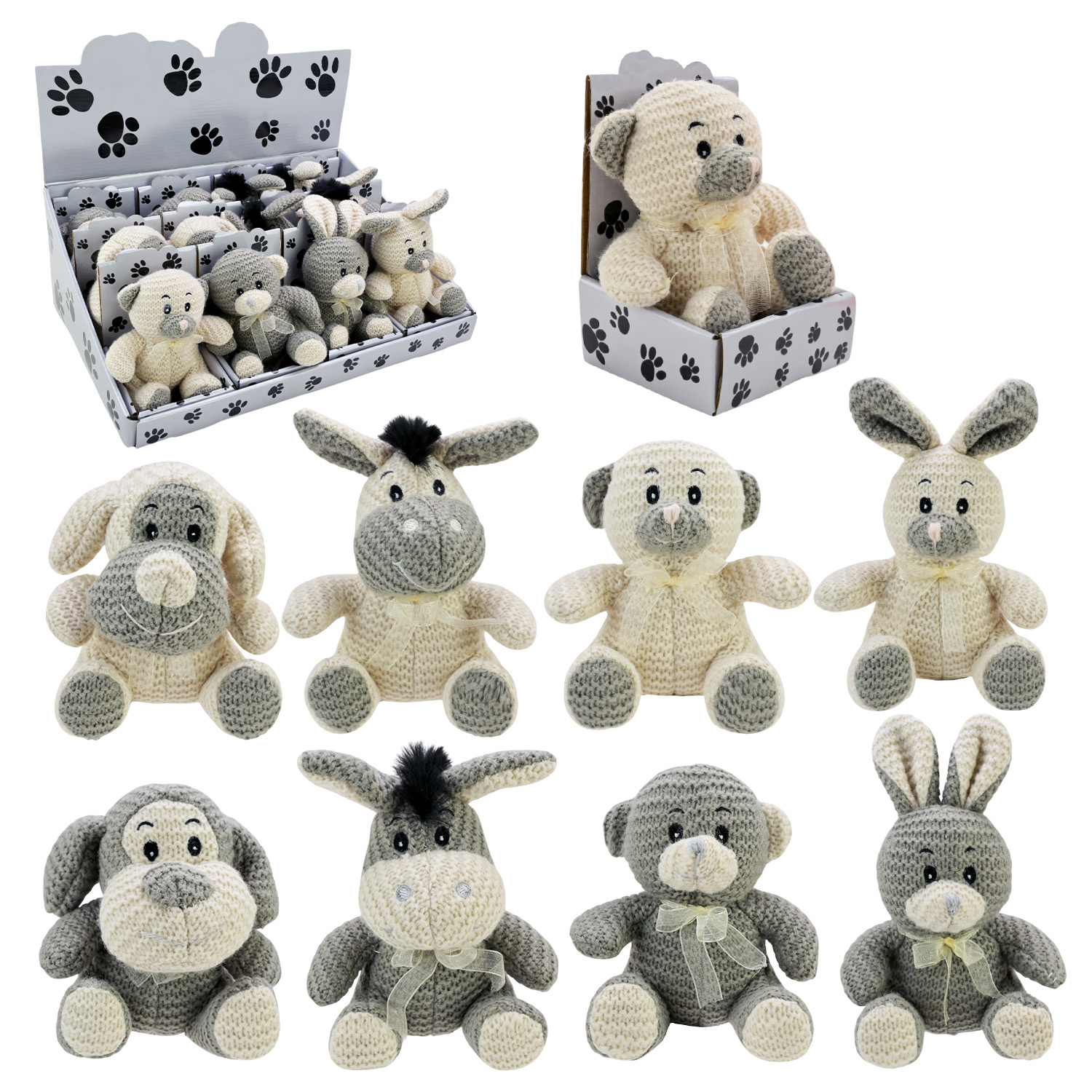 М'яка іграшка арт.  C6310 (144шт) 13см 4 види 12шт в боксі