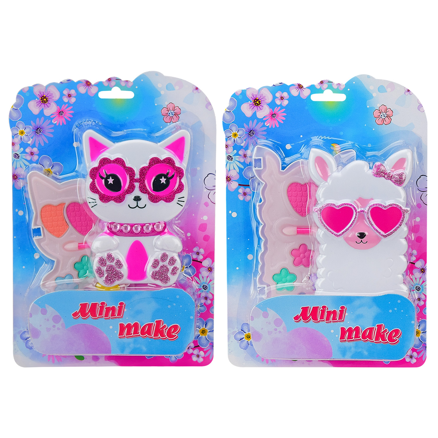 Косметика арт. MM2306 (72шт/2) мікс 2 види. тіні для повік планш. 20*30см