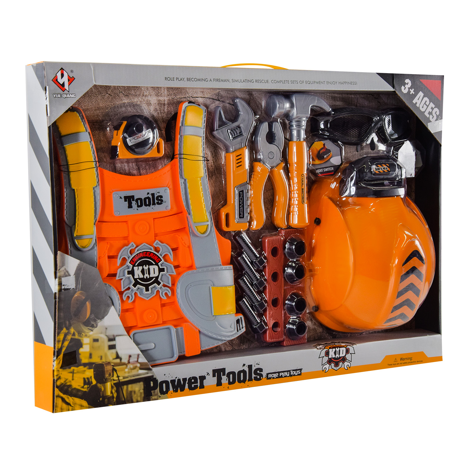 Набір інструментів арт. T015A (12шт) батар. короб. 59*40*5,5см