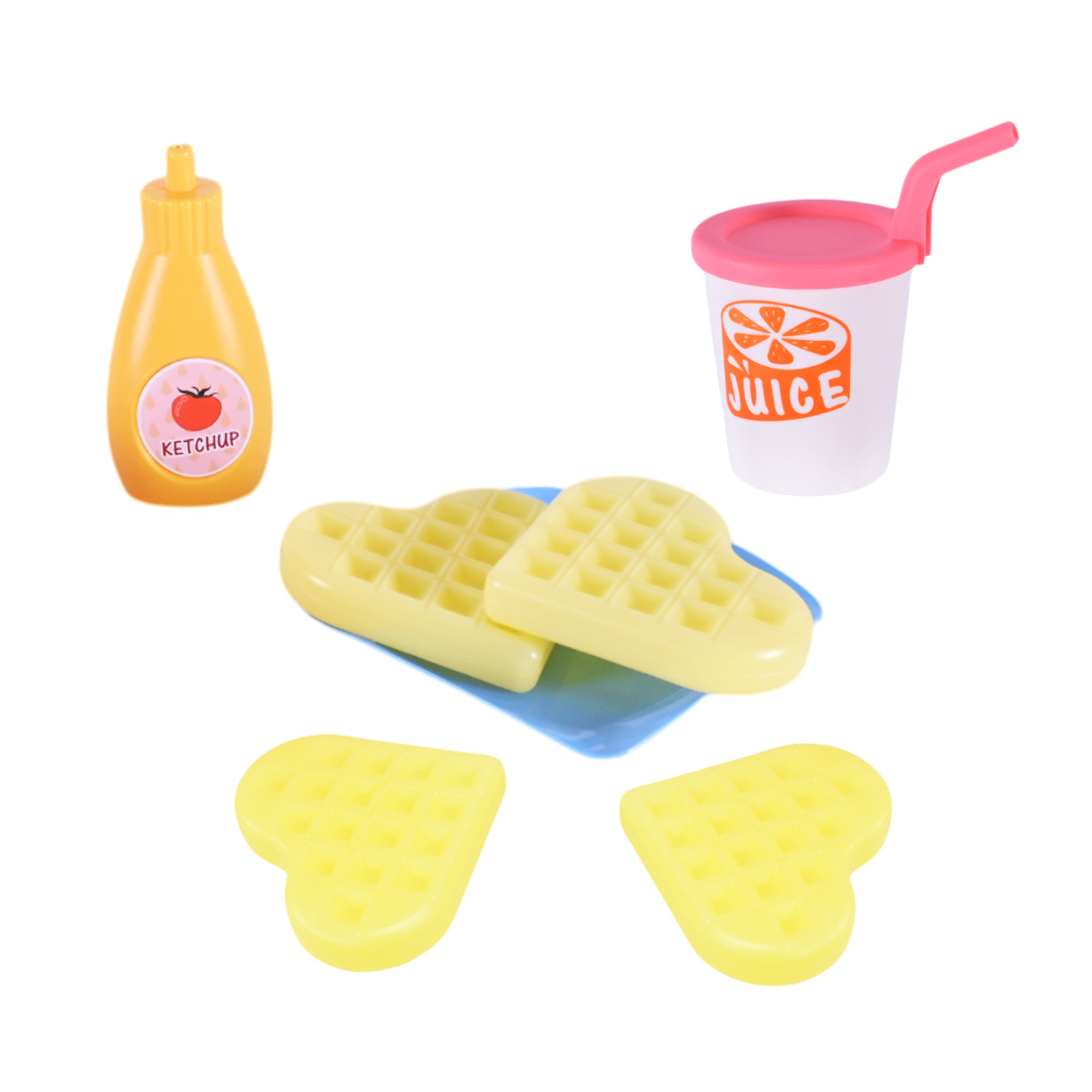 Вафельница арт. LD-662A/B (36шт/2) батар. мікс 2 види, змінює колір,аксес, світло, звук короб. 33*28*6,6см