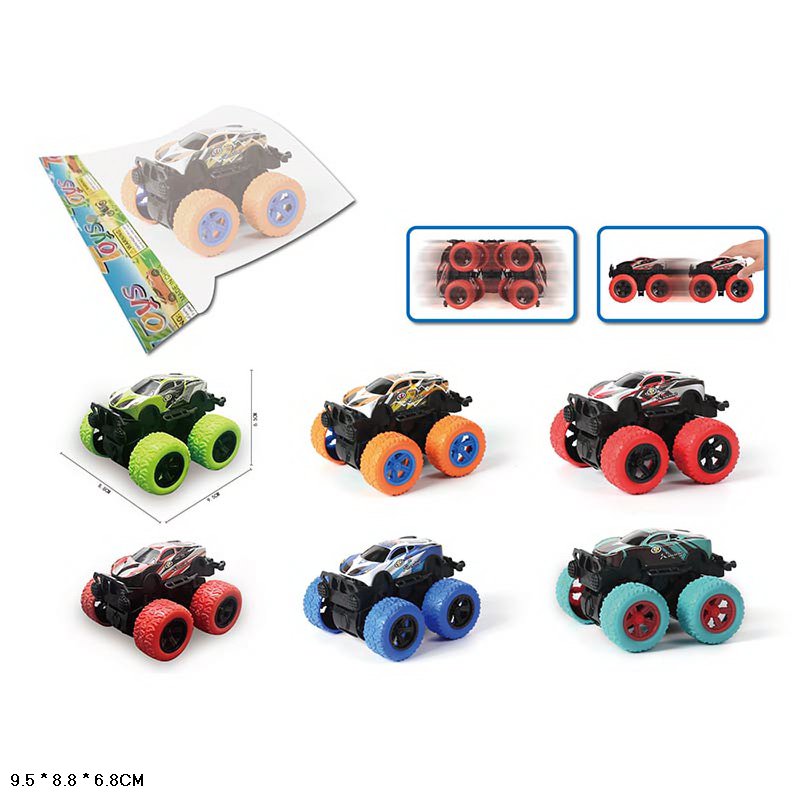 Перевертиш інерц. арт. 218-10A (384шт/2) 6кольорів, пакет 9,5*8,8*6,8см