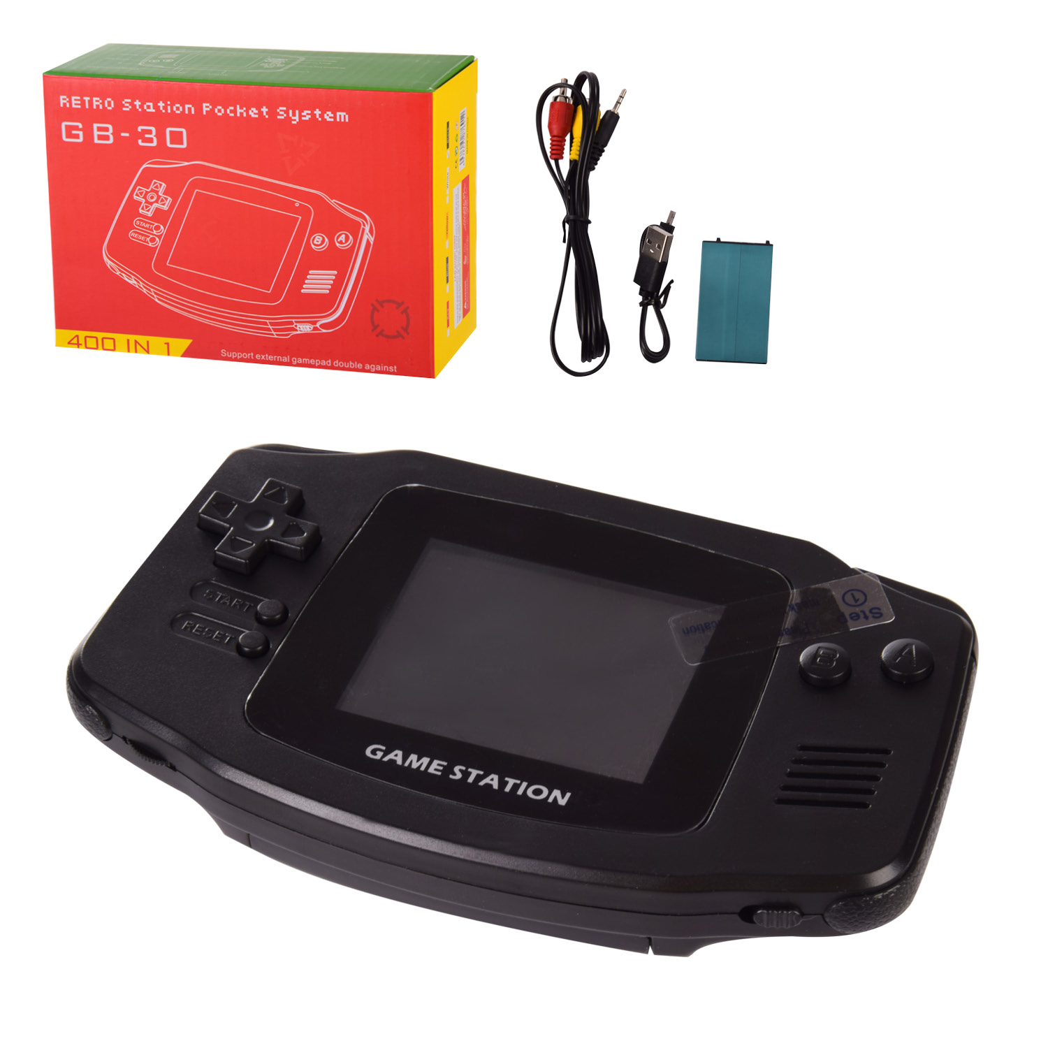 Ігрова консоль портативна арт. CY2223 (50шт) 400 ігр,кольоровий екран, р-р іграшки 12*1.5*7 см, короб.14*5.5*10см