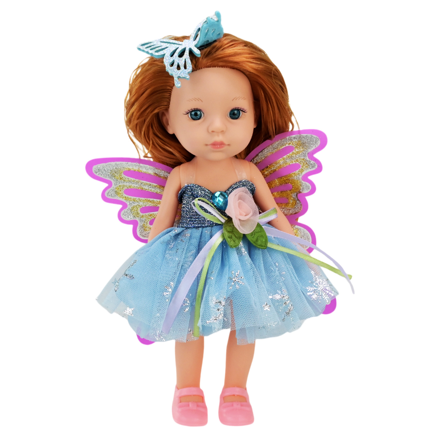 Лялька арт. H04-44/46 (48шт/2) мікс 2 види, в стильних сукнях короб. 30*8*18см