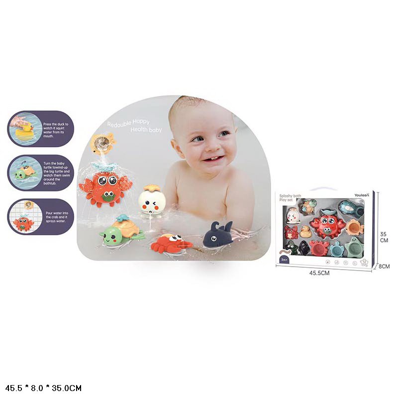 Іграшка для купання арт. 5317 (18шт)водоспад, короб. 45,5*8*35 см