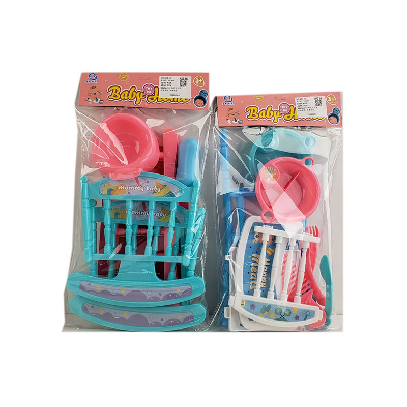 Аксесуари для ляльок арт. 004-16 (96шт/2) ліжко та стул для годування, для ляльки до 25 см см