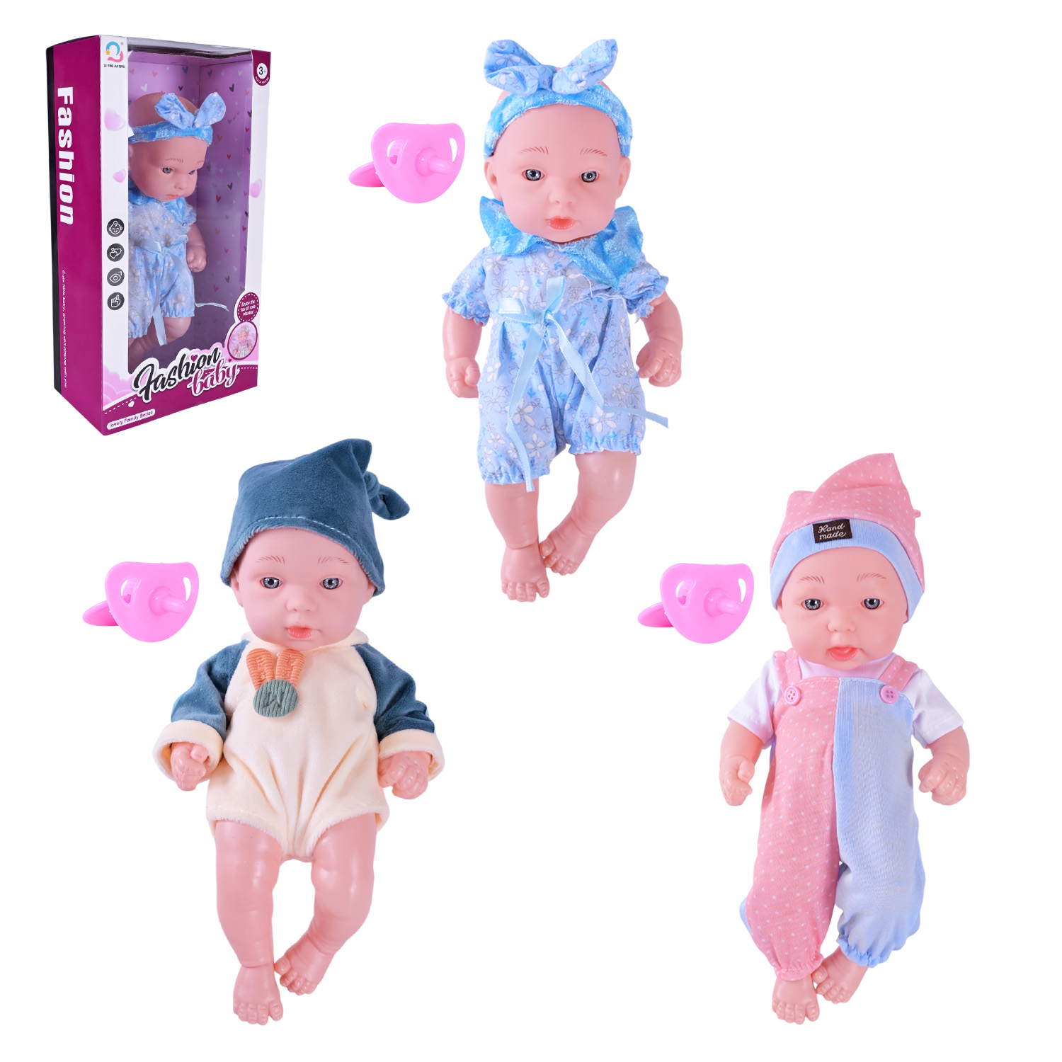 Лялька арт. H02-3/4/12 (72шт/2)   мікс 3 види,аксес короб. 15*9*29см