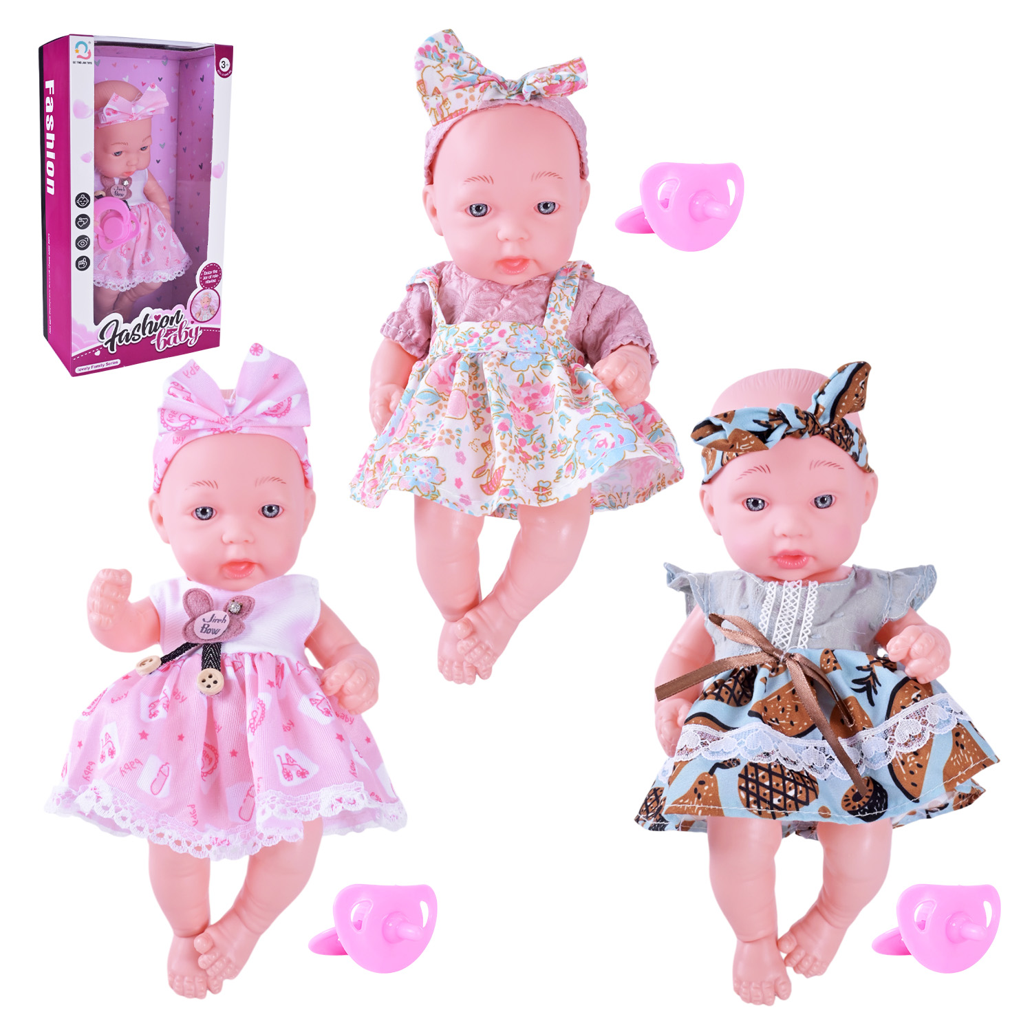 Лялька арт. H02-5/8/11 (72шт/2)   мікс 3 види,аксес короб. 36*20см