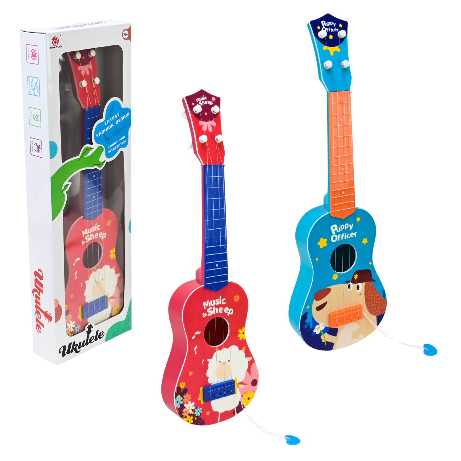 Гітара арт. YX50A (60шт)  2 кольори мікс, у короб. 17*6*52см