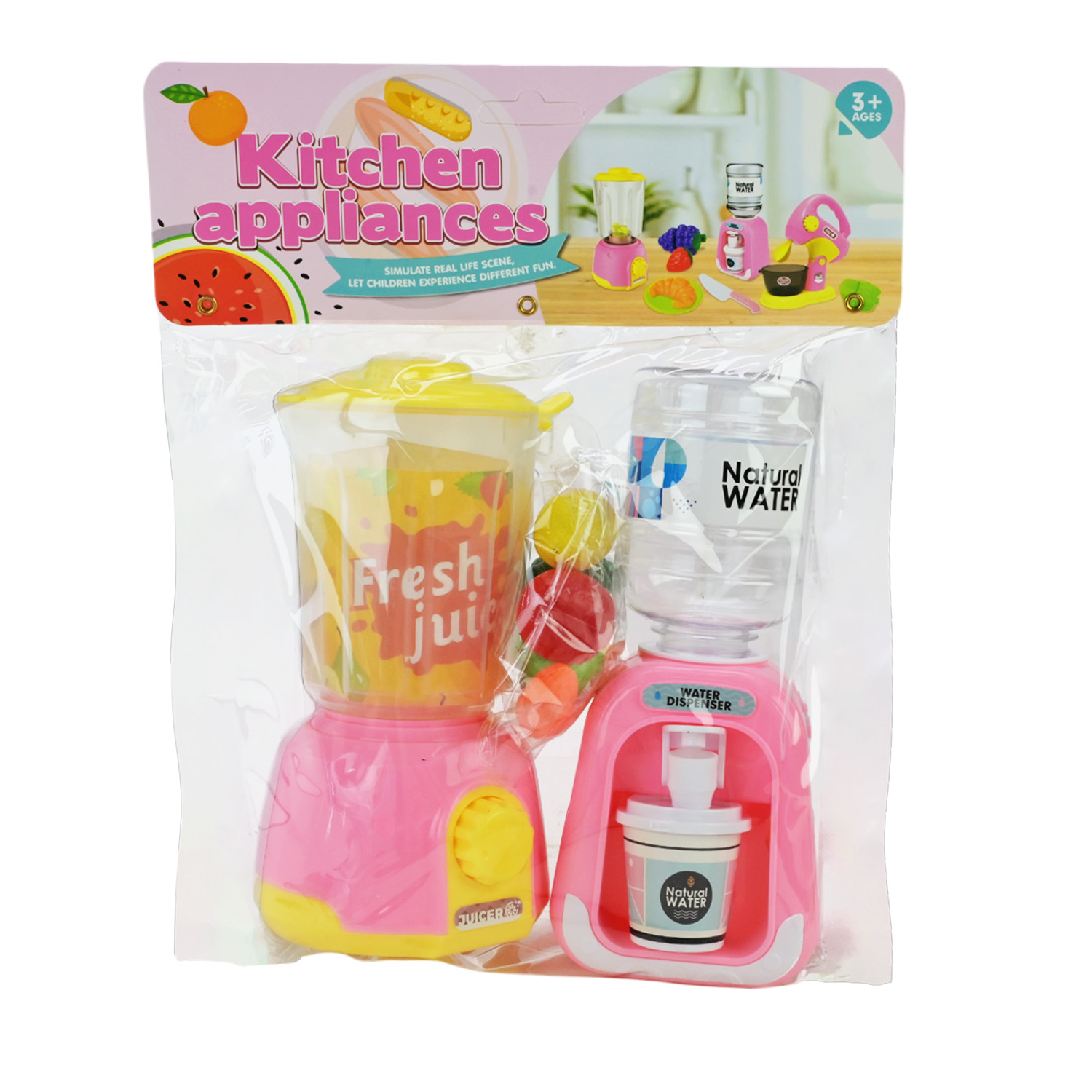 Побутова техніка арт. 1018-173 (96шт/2) кулер, блендер, продукти пакет 28*28*7см