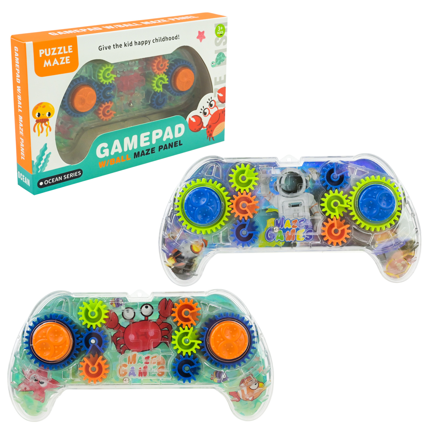 Лабіринт арт. 2344 (240шт) 2 кольори мікс, короб.19,1*2,7*11,5см