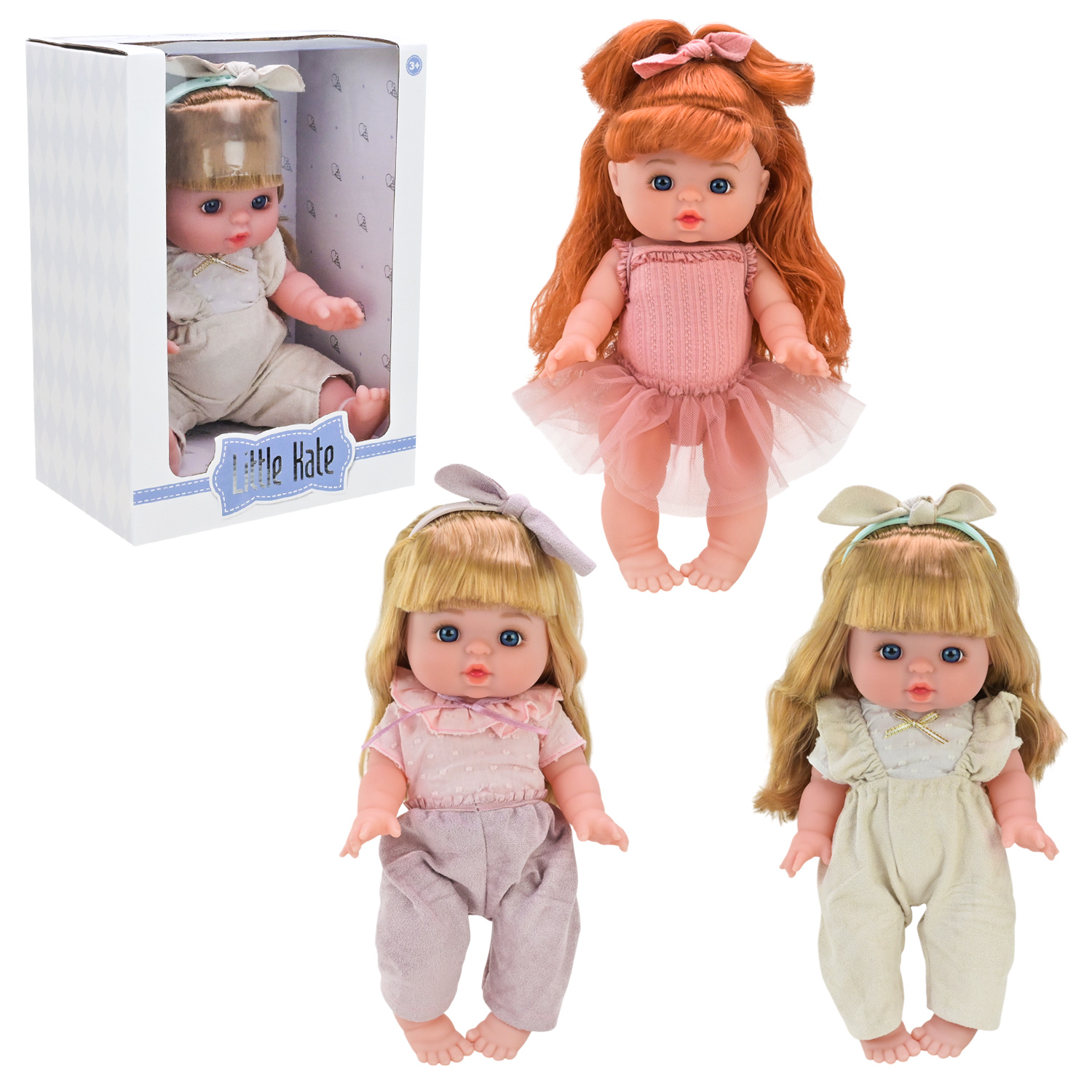 Лялька арт. 92005-D/E/I (48шт/2)   мікс 3 види короб. 18*12*25см