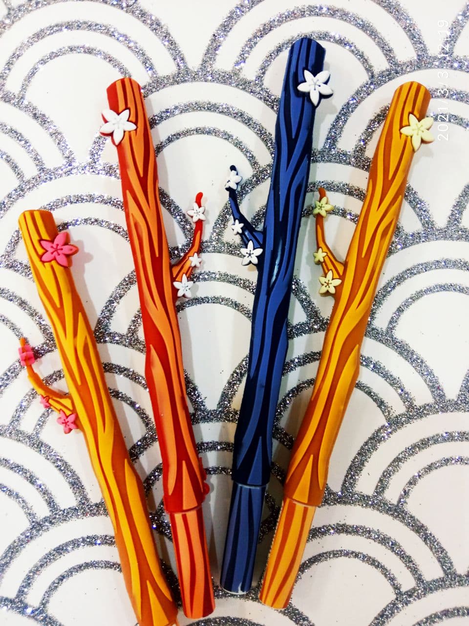 Ручка дитяча квіточки на гілочці 5-57344